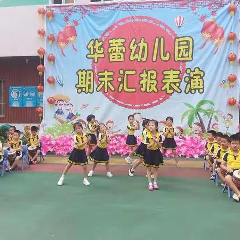 华蕾幼儿园大大二班期末汇报表演