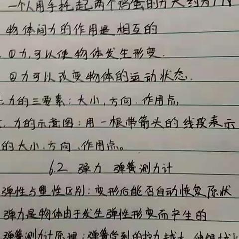 王梦琦物理寒假作业