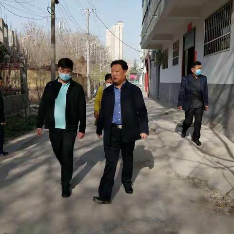 区委常委、宣传部长刘明到灞陵街道指导文明城创建工作
