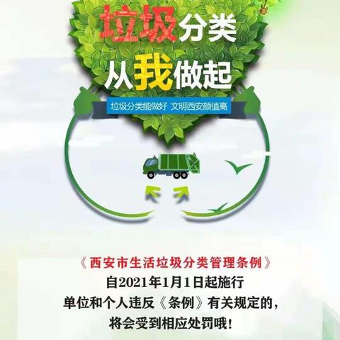 垃圾分类能做好 文明西安颜值高