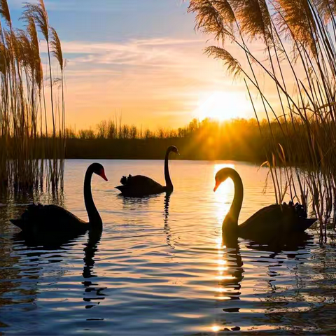 情暖望悠湖--我与四只天鹅的故事