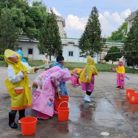 常庄幼儿园“六一”系列活动（一）——打水仗