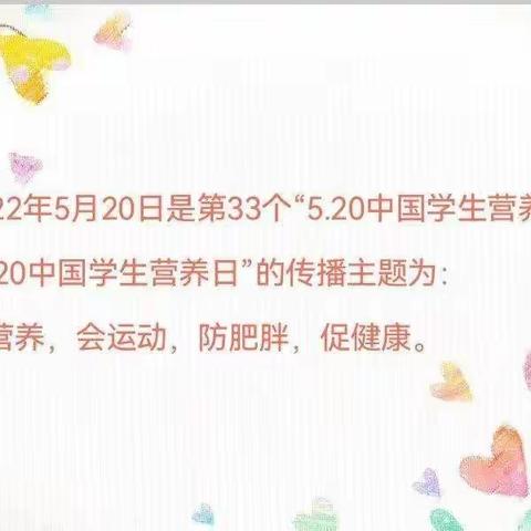 合理膳食，强健体魄 ——— 许庄初中八年级四班全国营养日活动