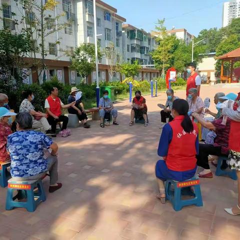 陕西路社区“小板凳”创建知识课堂开课了