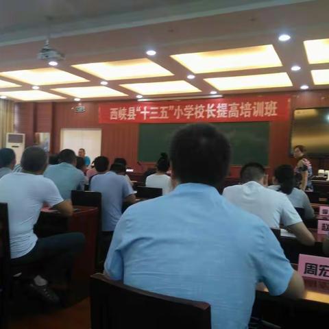 西峡县十三五小学校长素质提升培训心得体会