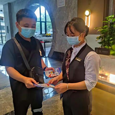 定安县旅文局开展禁毒宣传进企业活动