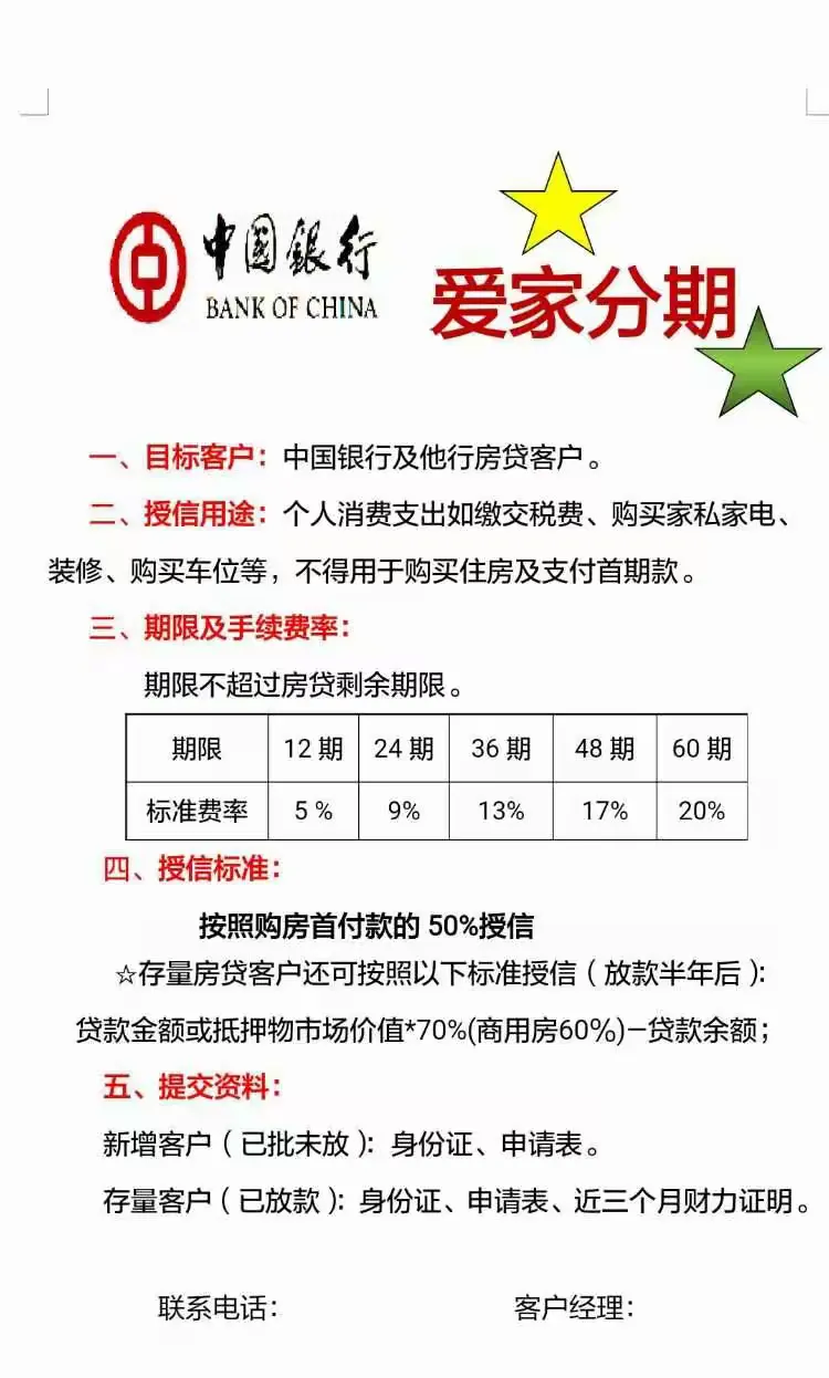 中国银行韶关分行近期消费金融产品优惠大放送