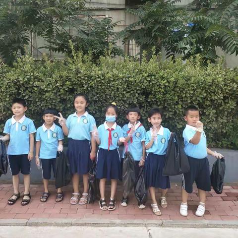 我是环保小卫士--文北小学﻿          一（1）班