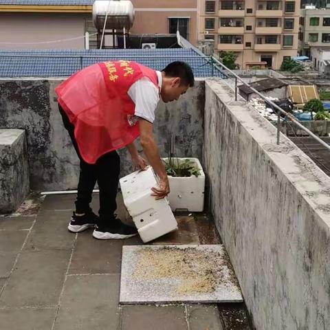 凤翔街道桂林社区党员志愿者开展秋冬季重点传染病防控工作走访活动
