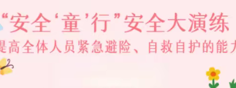 安全“童”行，安全大演练——易门县龙泉街道中心幼儿园开展全园防火避险暨反恐防暴应急演练