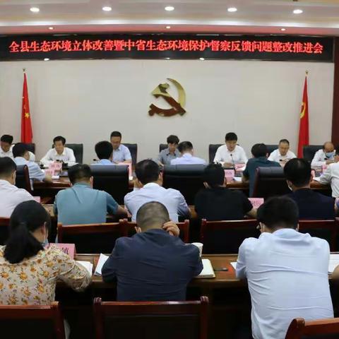 武功县召开全县生态环境立体改善暨中省生态环境保护督察反馈问题整改推进会