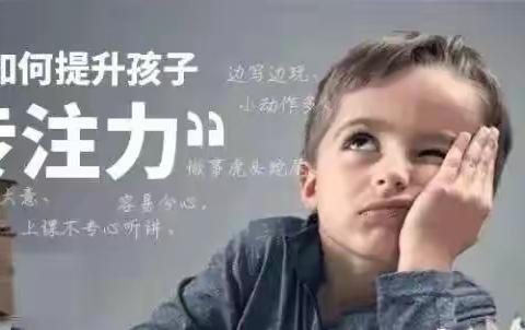 翠成幼儿园幼小衔接----提升孩子专注力