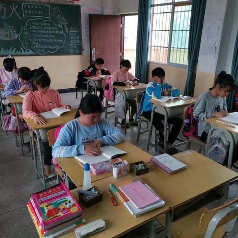 段屋乡康梁小学六年级阅读课