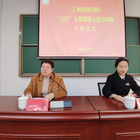 精准培训夯基础，担当作为创“五星”！——陕州区举办“五星”支部创建培训班