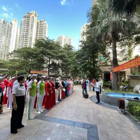 罗岗社区健身服务点“庆双节”教学展演活动纪实