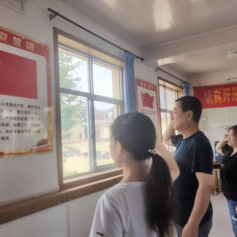 北故邑小学党支部开展“同心庆七一  喜迎二十大”系列活动