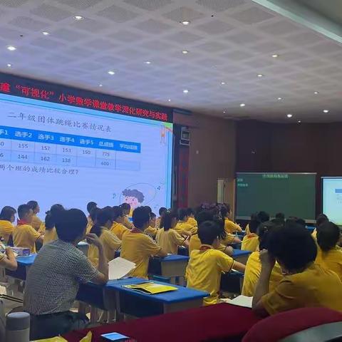 基于深度学习构建“可视化”小学数学课堂教学深化研究与实践——晋江市实验小学数学校级教研活动