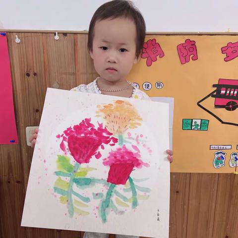 甘溪幼儿园美术作品