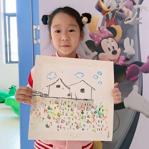 建设幼儿园大班美术作品