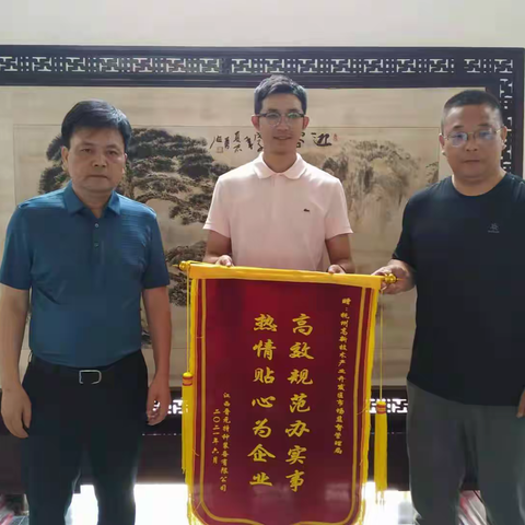 【锦旗】高效规范办实事，热情贴心为企业