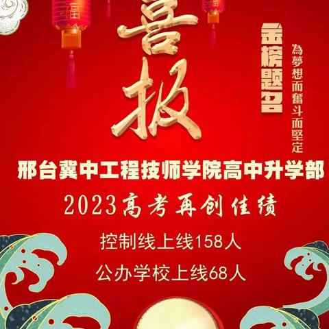 喜报！祝贺我校学生2023届高考再创佳绩