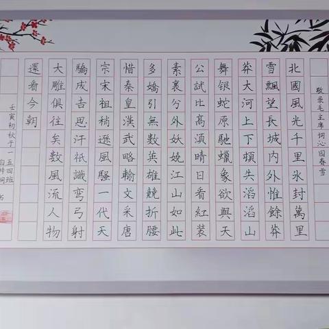 思茅第四小学154班开展”喜迎二十大 争做好队员—书写爱国情怀“（书法作品）实践活动