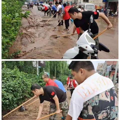 党员在一线奋战，党旗在一线飘扬