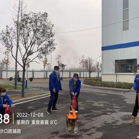 惠济区生活垃圾分拣中心—消防安全演练