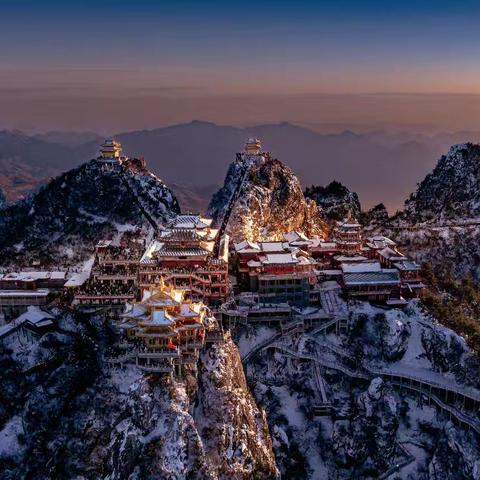 雪后仙境——记老君山之冬韵