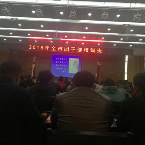 2018年全市团干部培训班之青年干部基本素质与能力的提升