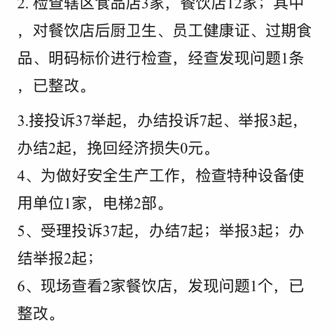 2024年1月2日文汇路市场监督管理所工作日志