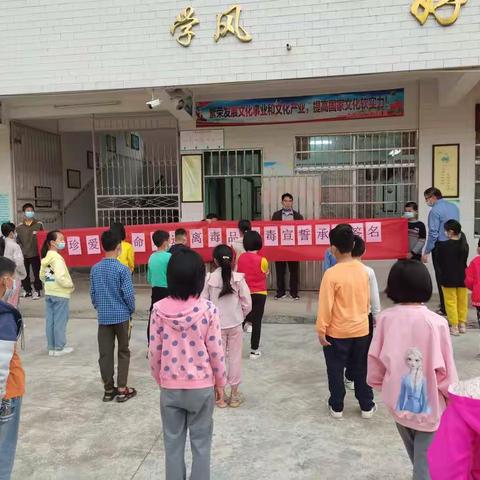 玉林市玉州区大塘镇大双小学“珍爱生命，远离毒品”活动