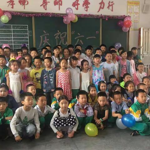 天真童年，欢庆6.1！师生同乐！ 一一实验学校195班
