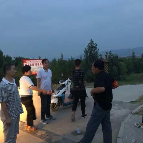 行者街办夜间巡查工作纪实