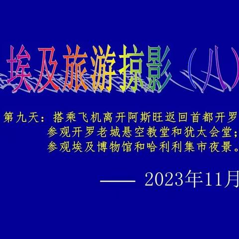 202311埃及跟团游掠影之八