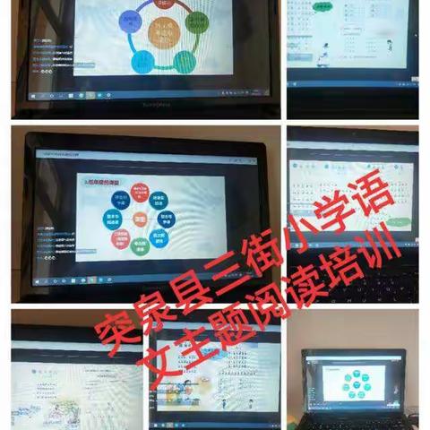 突泉县三街小学语文老师参与全盟语文主题阅读网络培训