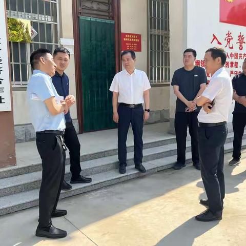 祥符区委书记、市产城融合示范区党工委书记王彦涛到刘店乡调研指导“五星”支部创建工作