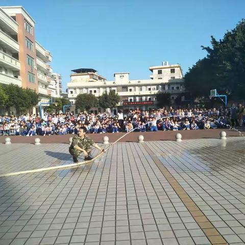 乐城三小消防安全教育及实地演练