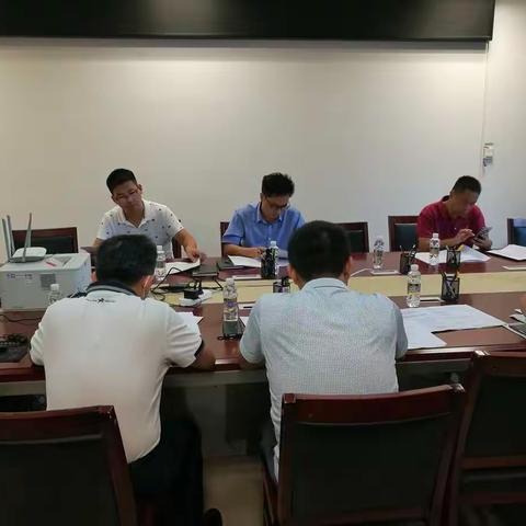 市水务局何军博副局长主持召开关于抓紧做好水利建设投资统计数据质量核查准备迎检工作