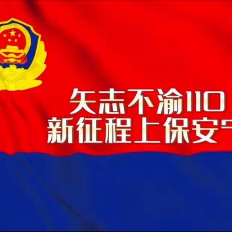 忠诚铸警魂 矢志不渝110
