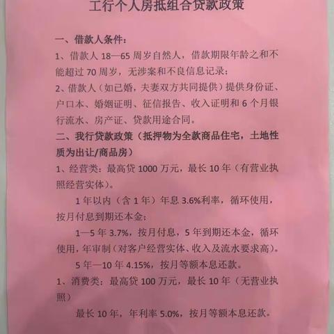 工行普惠金融在身边—瀍河支行营业部