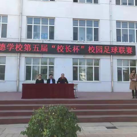 驰骋绿茵 激情碰撞 快乐足球 放飞梦想 ——记明德学校第五届“校长杯”校园足球联赛