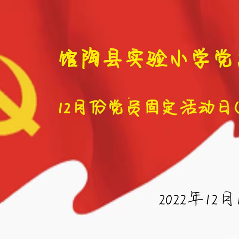 馆陶县实验小学党总支开展线上党员固定活动日