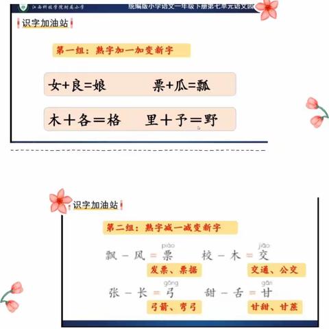 《语文园地七》第一课时学习小结和作业反馈