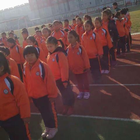 一年级全体师生的第一次课间操。。