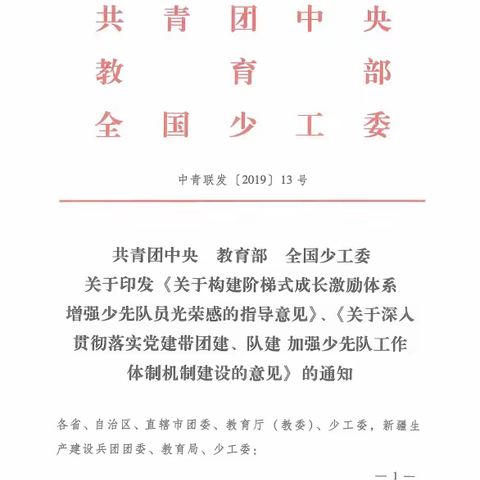 做一名光荣的少先队员 ——少先队“分批入队”方案解读