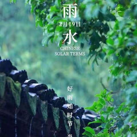 二十四节气之雨水/雨水到来天渐暖，春回大地百花艳