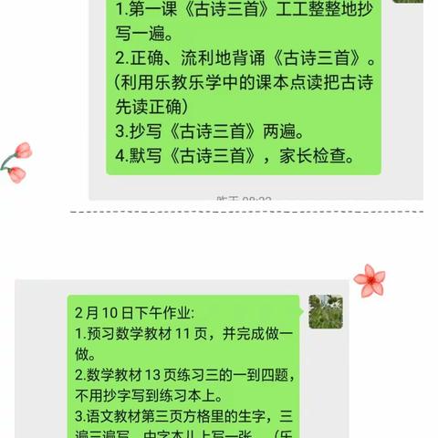 【临淇镇牛庄学校 王改梅】停学不停课，在家涨知识