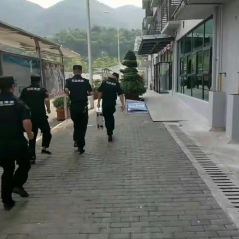 『和平物流中心』提高保安队应急处置能力，确保物流中心应急救援力量