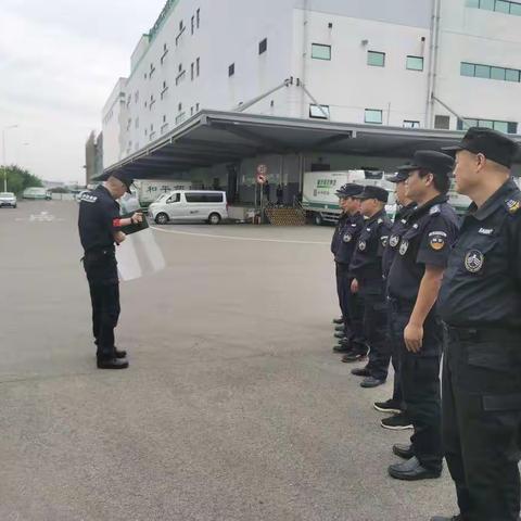 『和平物流中心』物流中心保安队开展防暴处突应急演练